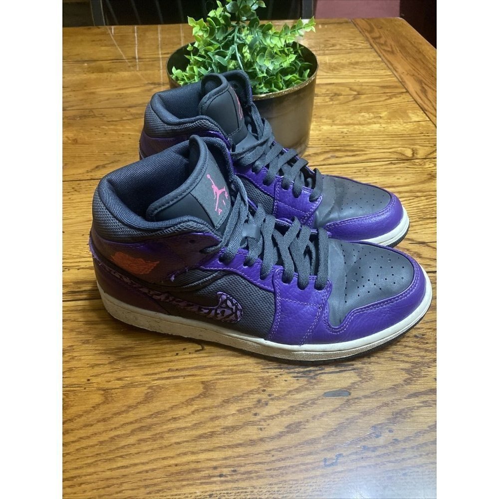 Jordan 1 Phat Anthracite Spark Purple 9 Men's Purple
